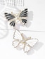 cheap Brooches-Women&#039;s Brooches Retro Butterfly Elegant Stylish Sweet Brooch Jewelry Black White For Office Daily Prom Date Beach