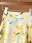 cheap Chiffon Skirts-Women&#039;s Tights Skirt Maxi Skirts Print Floral Date Vacation Summer Chiffon Fashion Casual Yellow Pink Blue