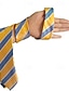 billige Slips og butterfly-1 stk mand slips bredde 8 cm orange blå stribet brudgom brudgom slips forretningsleder slips