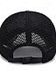 cheap Men&#039;s Hats-Men&#039;s Baseball Cap Sun Hat Trucker Hat Black Blue Polyester Mesh Fashion Casual Street Daily Plain Adjustable Sunscreen Breathable