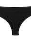 abordables Panties-Mujer Panties Color puro Básico Sensual Gimnasios Nailon Transpirable Bermudas Verano Primavera Negro Blanco