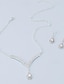 cheap Jewelry Sets-Bridal Jewelry Sets For Women&#039;s Wedding Party Evening Alloy Fancy