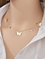 cheap Necklaces &amp; pendants-Necklace For Women&#039;s Wedding Party Evening Gift Alloy Fancy Butterfly