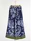 Χαμηλού Κόστους γυναικείο παντελόνι-παντελόνι paisley φαρδύ