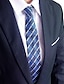 preiswerte Krawatten &amp; Fliegen für Herren-1 stück mann krawatte breite 8cm blau plaid bräutigam trauzeuge krawatte business manager krawatte