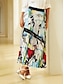 cheap Women&#039;s Skirt-Elegant Pleated Tencel Maxi Skirt