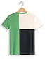 economico T-Shirt da donna-Per donna maglietta Fantasia geometrica Stampa Giornaliero Di tendenza Manica corta Girocollo Verde Estate