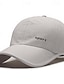 cheap Men&#039;s Hats-Men&#039;s Baseball Cap Sun Hat Trucker Hat Black White 100% Cotton Fashion Casual Street Daily Letter Adjustable Sunscreen Breathable