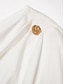 billige afslappet kjole-lyocell solid rynket en skulder asymmetrisk kjole