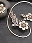 cheap Earrings-1 Pair Ear Cuff For Women&#039;s Party Evening Gift Date Alloy Vintage Style Fashion Petal