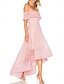זול שמלות קוקטייל-גזרת A שמלות קוקטייל וינטאג&#039; שמלה אורחת חתונה באורך הקרסול שרוולים קצרים סירה מתחת לכתפיים אורגנזה עם רצועות 2024