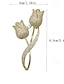 Χαμηλού Κόστους Καρφίτσα-Γυναικεία Καρφίτσες Ρετρό Λουλούδι Πολυτέλεια Γλυκός Καρφίτσα Κοσμήματα Χρυσό Για Γραφείο Καθημερινά Χοροεσπερίδα Ημερομηνία Παραλία