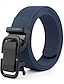 economico Cinture da uomo-Per uomo Cintura Cintura in nylon Cintura per esterni Per il girovita Nero Blu marino Nylon Regolabile Robusto Liscio Esterno Giornaliero
