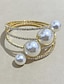 voordelige Armbanden en bangles-Dames Manchet armband Zin in hebben Mode Modieus Luxe Legering Armband sieraden Zilver / Goud Voor Feest / Avond Lahja Afspraakje Verjaardag
