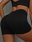 cheap Women&#039;s Shorts-Women&#039;s Slim Shorts Nylon High Cut High Waist Short Black Summer