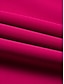 levne potisk neformálních šatů-dámské koktejlové midi šaty s výstřihem do V krátký rukáv fialové červené empírové pas nařasené šaty elegantní neformální párty