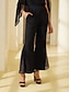 Недорогие женские брюки-элегантные брюки клеш из шифона и модала