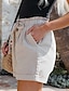 cheap Women&#039;s Shorts-Women&#039;s Shorts Cotton Side Pockets Short Navy Blue Summer
