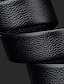 economico Cinture da uomo-Per uomo Cintura Cintura in ecopelle Cintura casual Per il girovita Nero 1 # Nero Ferro Regolabile Liscio Esterno Giornaliero