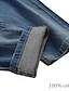 billiga Jeans med tryck för män-cowboytryck herrjeans med mitten av midjan skinny fit stretchig slim fit jeans avsmalnande ben mode jeansbyxor