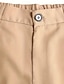 voordelige werk shorts-Voor heren Chinese Chino Short nappi Zak Effen Comfort Formeel Feest Werk Modieus Klassieke Stijl Zwart Khaki Micro-elastisch
