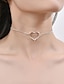 cheap Necklaces &amp; pendants-Necklace For Women&#039;s Party Evening Gift Birthday Party Alloy Fancy Friends Heart