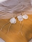 preiswerte Ohrringe-1 Paar Tropfen-Ohrringe Hängende Ohrringe For Damen Geburtstag Partyabend Geschenk Aleación Tropfen Mode Ein Blütenblatt