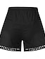 זול מכנסי נשים-בגדי ריקוד נשים צ&#039;ינו שורטים כיס גזרה גבוהה מותניים גבוהים קצר שחור קיץ