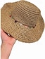 cheap Women&#039;s Hats-Boho Foldable Sun Hats Trendy Color Khaki Beige Cream Breathable Straw Hats Travel Beach Hats For Women Girls
