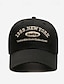 Χαμηλού Κόστους Ανδρικά καπέλα-Ανδρικά Τζόκεϊ Καπέλο ηλίου Καπέλο φορτηγατζή Μαύρο Βαθυγάλαζο Μείγμα Πολυεστέρα / Βαμβακιού Κεντητό Μοντέρνα Καθημερινό Δρόμος Καθημερινά Γράμμα Προσαρμόσιμη Αντιηλιακό Αναπνέει