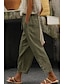 cheap Women&#039;s Pants-Women&#039;s Pants Trousers Cotton Side Pockets Cut Out Ankle-Length White Spring &amp; Summer