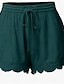 cheap Women&#039;s Shorts-Women&#039;s Chinos Shorts Cotton Blend High Cut High Waist Short Wine Summer