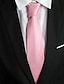 economico Cravatte e papillon da uomo-Cravatta da uomo rosa da 1 pezzo, larghezza 8 cm, cravatta da sposo e sposo, cravatta da manager aziendale