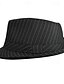 billige Fedora hatt-Herre Kentucky Derby Hat Solhatt Fest hatt Dress Hat Svart Hvit Bomull Mote Fritid Gate Daglig Stribe Solkrem Pustende