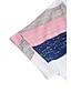 olcso Női pólók-Női Póló Csíkos Nyomtatott Napi Vakáció Stílusos Alap Denevérujj Rövid ujjú V-alakú Arcpír rózsaszín Nyár