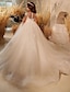 billige Blomsterpikekjoler-Ballett Kjole Kne Lengde Blomsterjentekjole Quinceanera Frozen Elsa Jenter Søt Prom Kjole Tulle med Rynket Royal Stil Tutu Fit 3-16 År