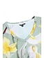 cheap Women&#039;s T-shirts-Women&#039;s T shirt Tee Casual Elegant Short Sleeve V Neck Green Summer