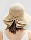 Χαμηλού Κόστους Ψάθινο Καπέλο-Γυναικεία Καπέλο Ψάθινο καπέλο Καπέλο ηλίου Φορητό Αντιηλιακή Προστασία Αναπνέει Δρόμος Καθημερινά Σαββατοκύριακο Φιόγκος Μονόχρωμες