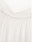 billige afslappet kjole-solid bomuldskjole med knapper
