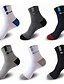 billiga herrstrumpor-Herr 5 par Multipack Socka Löparstrumpor Vardagliga strumpor Regnbåge Färg Färgblock Bokstav Sport &amp; Utomhus Dagligen Semester Grundläggande Medium Vår Höst Mode Ledigt