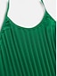 cheap Plain Dresses-Women&#039;s Casual Dress Maxi Dress Backless Date Vacation Streetwear Maxi Spaghetti Strap Sleeveless Black Fuchsia Green Color