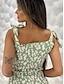 Χαμηλού Κόστους Print Φορέματα-Γυναικεία Φόρεμα ριχτό Φλοράλ Εξώπλατο Στάμπα Στράπλες Μίνι φόρεμα Μπόχο Καθημερινά Καλοκαίρι