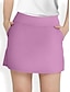 abordables Colección de diseñador-Mujer Falda de tenis falda de golf Rosa oscuro Negro Blanco Protección Solar Ropa de tenis Ropa de golf para damas Ropa Trajes Ropa Ropa