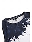 ieftine Bluze &amp; Camisole Damă-Pentru femei Bluză Vestă Cravată Zilnic Vacanță Imprimeu Negru Fără manșon Stilat Stil Nautic Vară