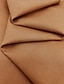 お買い得  リネンスーツ-エンドウグリーン ベージュ コーヒー 男性用 結婚式 スーツ ソリッド 2点セット ファッション ビジネス テイラーフィット シングルブレスト 一つボタン 2024年