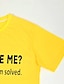 Χαμηλού Κόστους Γραφικά πουκάμισο ανδρών-Ανδρικά Μπλουζάκι Γραφικά μπλουζάκια Casual στυλ Κλασσικό στυλ Cool πουκάμισο Δεν μου αρέσει; Γραφικά Σχέδια Αστείος γράμμα εκτύπωσης Στρογγυλή Ψηλή Λαιμόκοψη Ρούχα Καυτή σφράγιση Δρόμος Διακοπές
