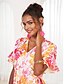 billige Øreringe til kvinder-Dame Stangøreringe Dråbeøreringe Store øreringe Sort Rød Blå Akryl Elegant Boheme Tropisk