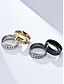 cheap Men&#039;s Jewelry-Men&#039;s Ring Ancient silver Steel Black Stainless Steel Titanium Steel Vintage Nordic