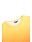 baratos T-Shirts de mulher-Mulheres Camiseta Âmbar Cores Gradiente Diário Feriado Férias à moda Manga Curta Gola Redonda Azul Verão