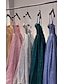 ieftine Rochii de Banchet-rochii de bal în formă de a rochie de mireasă strălucitoare, invitată la nuntă simplă, lungime la podea, fără mâneci, tul fără bretele, cu fundă(e) 2024